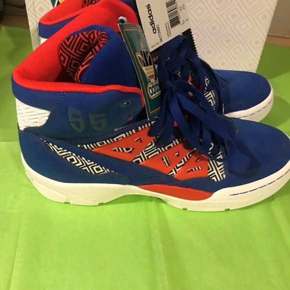 Adidas Men's Mutombo Multi Color Basketball Shoes Q33017 - Picture 7 of 7